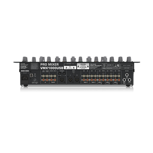 Behringer Pro Mixer VMX1000USB 5-channel DJ Mixer